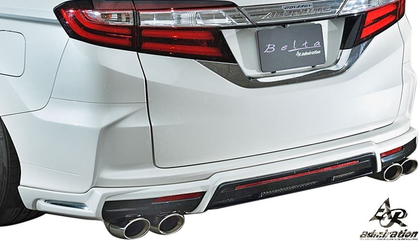 【M's】RC オデッセイ 前期 RC1 RC2 RC4 (H25.11-H29.10) Admiration Belta リヤハーフスポイラー V2 // アドミレイション エアロ パーツ拍卖