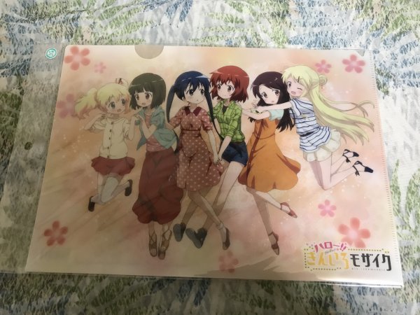 219クリアファイル ハロー!!きんいろモザイク  原悠衣 ムービック カレン 忍 アリス 3拍卖