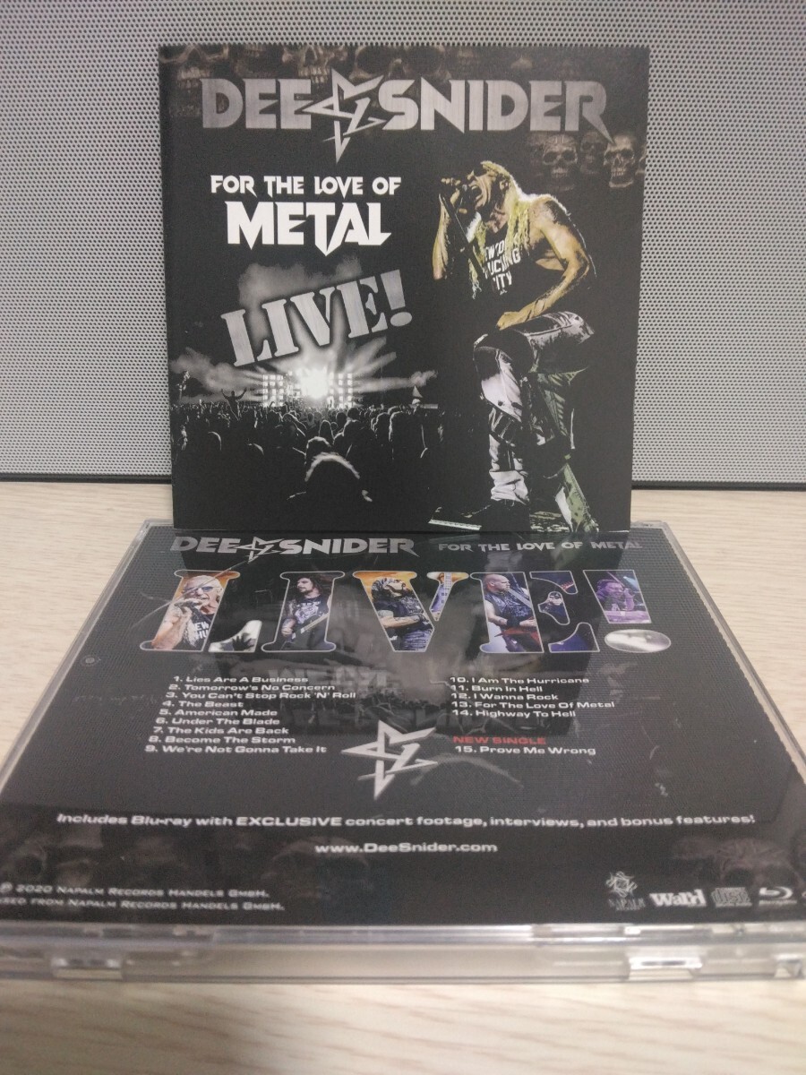 ☆DEE SNIDER☆FOR THE LOVE OF METAL LIVE!【国内盤帯付】ディー・スナイダー CD+Blu-ray 必聴拍卖