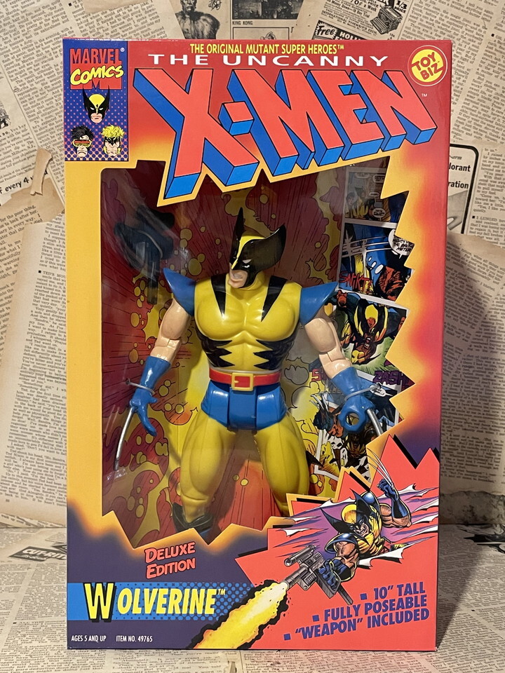 ☆1990年代/エックスメン/ウルヴァリン/10インチフィギュア/即決ビンテージToybiz/X-Men/Figure(Wolverine/MIB) MA-311拍卖