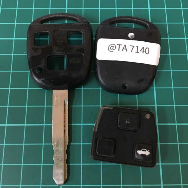 TA7140 トヨタ 20040基盤 純正 キーレス 3ボタン リモコン アベンシス等トランクボタン拍卖