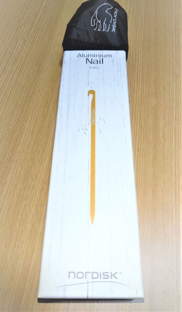 Nordisk - アルミニウムネイル ペグ (6本) 2個セット(合計12本) ノルディスク拍卖