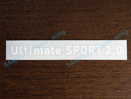 ☆Ultimate SPORT 2.0 (シビックタイプR FL5用)ステッカーホワイト「送料無料」☆拍卖