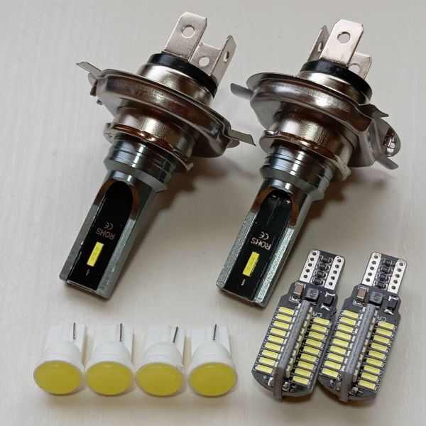 最強!JH1 JH2 N-WGN カスタム 超爆光! H4 LED CSPヘッドライト バックランプ ナンバー灯 ポジション 8個セット /h4/72/c1/拍卖