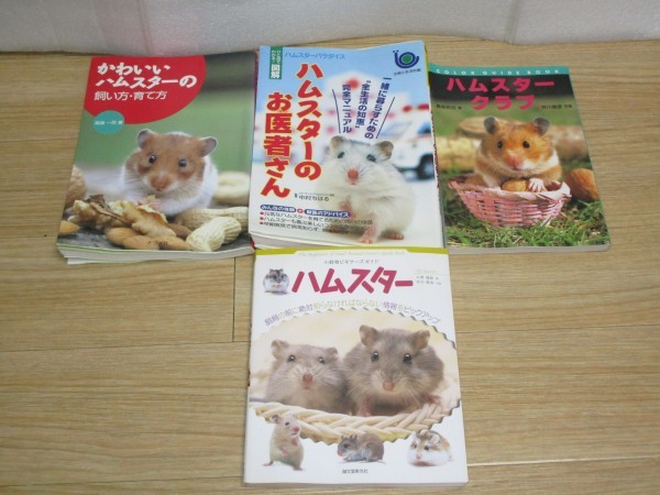 ハムスター飼育4冊セット■ハムスタークラブ + ハムスターのお医者さん + かわいいハムスターの飼い方・育て方ほか拍卖