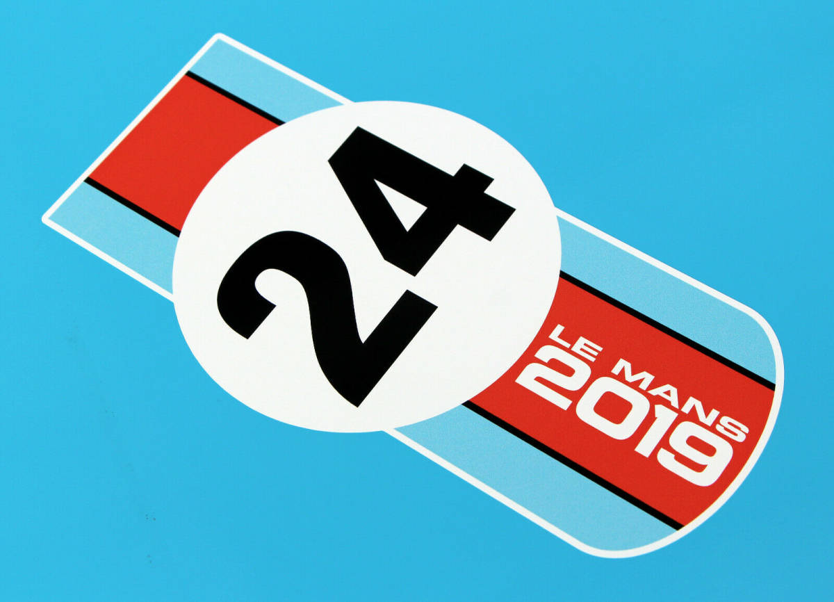 送料無料 LE MANS 24 HOURS 2019 LARGE BONNET STICKER ボンネット ステッカー シール デカール 660mm x 345mm拍卖