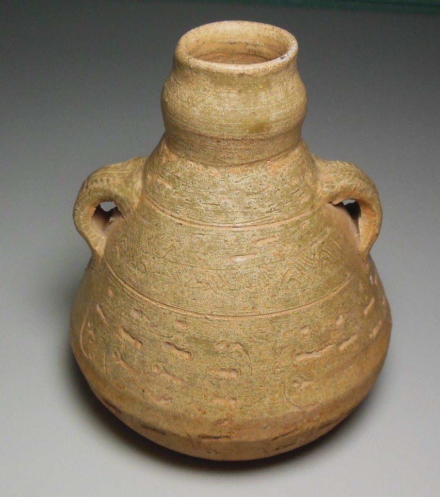 唐物 胡人古壺 牡丹花入 シルクロード拍卖