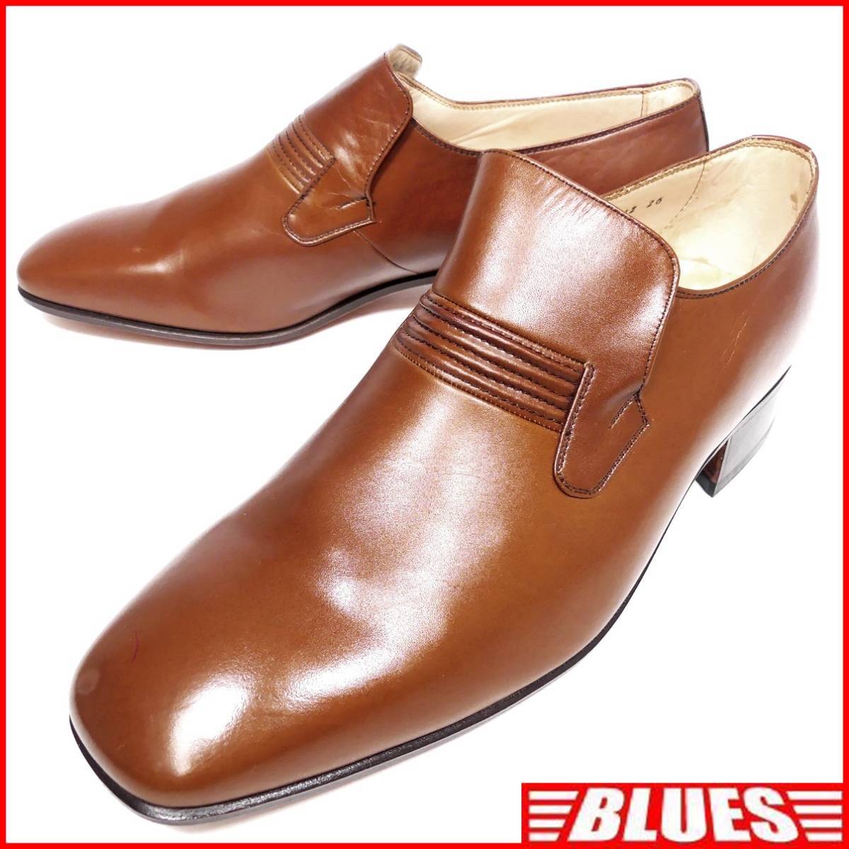 即決★日本製 ROMAN★26cm レザーローファー Oriental ロマン メンズ 茶 本革 ビジネスシューズ 本皮 スリッポン 革靴 ハイヒール拍卖