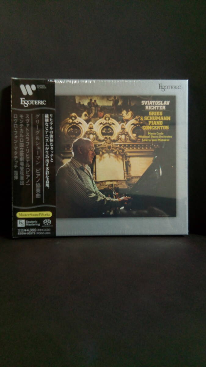 送料無料新品未使用ESOTERIC グリーグ& シューマン:ピアノ協奏曲 リヒテル & マタチッチ エソテリック SACDhybrid ESSG-90273拍卖
