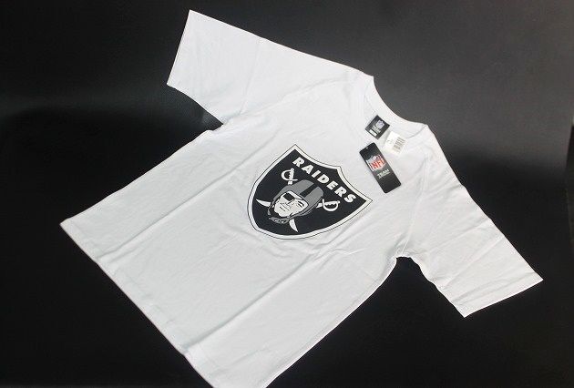 NFL RAIDERS レイダース メンズ Tシャツ ホワイト サイズS★送料360円☆拍卖