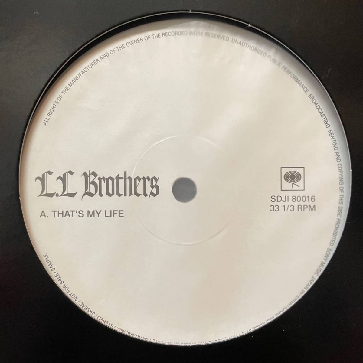 即決【非売品国内プロモ】L.L BROTHERS/THAT'S MY LIFE/BIG BUTT G-CUP/ダンス甲子園/JAPANESE R&B/J-R&B拍卖