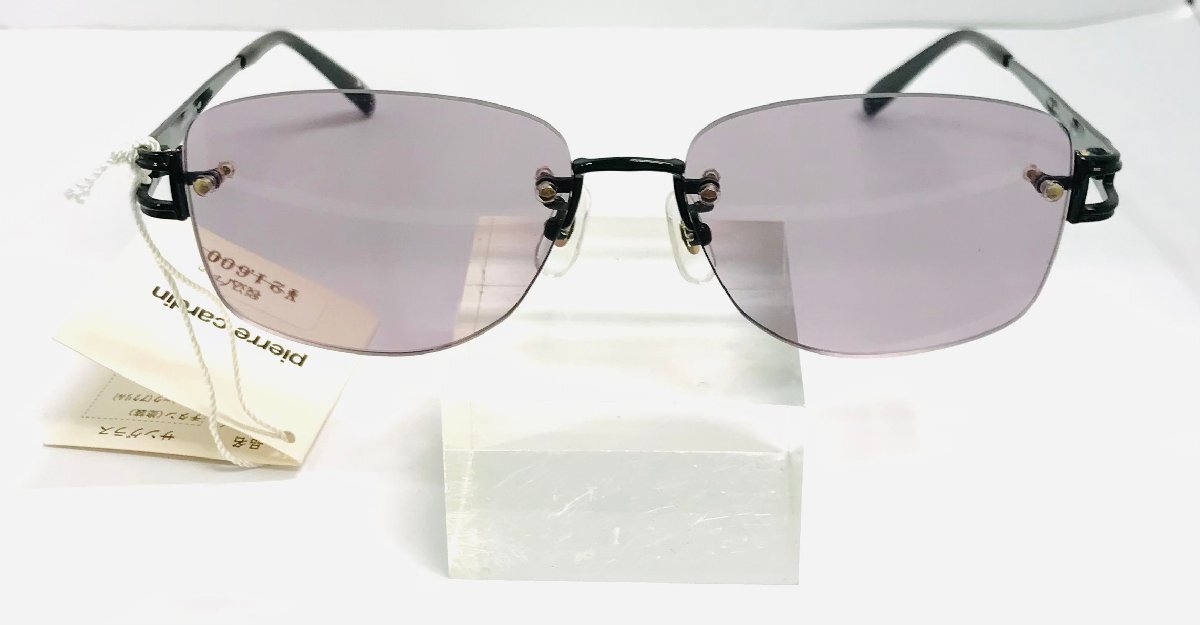 pierre cardin ピエールカルダン サングラス チタン×パープル 未使用 54□15 136 qof.Z2E02拍卖