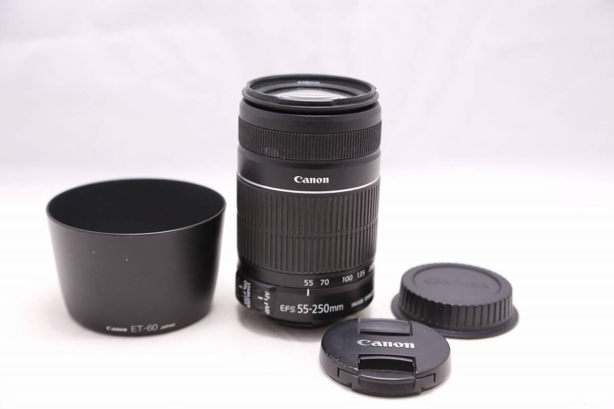 値下げ○Canon キヤノン EF-S 55-250mm F4-5.6 IS II 極上品 #9710拍卖