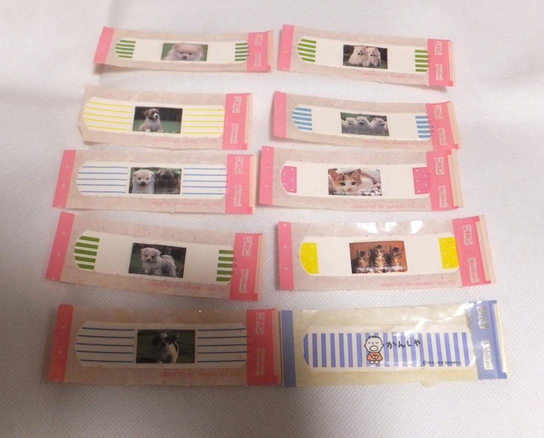 訳あり サンリオ 絆創膏 使用期限切れ セット レトロ 犬 猫 DOG CAT みんなのたあ坊 拍卖