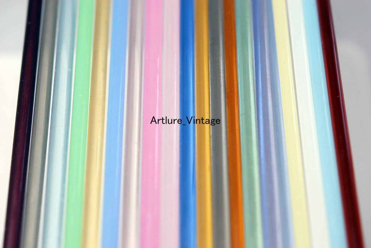 モレッティガラス棒 MORETTI EFETRE モレッティ GLASS ROD TOA-20色20本10CM #FUSING #ヒュージング #ガラス素材 #トンボ玉拍卖