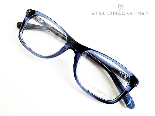 ■STELLA McCARTNEY(ステラマッカートニー)メガネフレーム(Clear Navy Bule)【未使用品】 拍卖