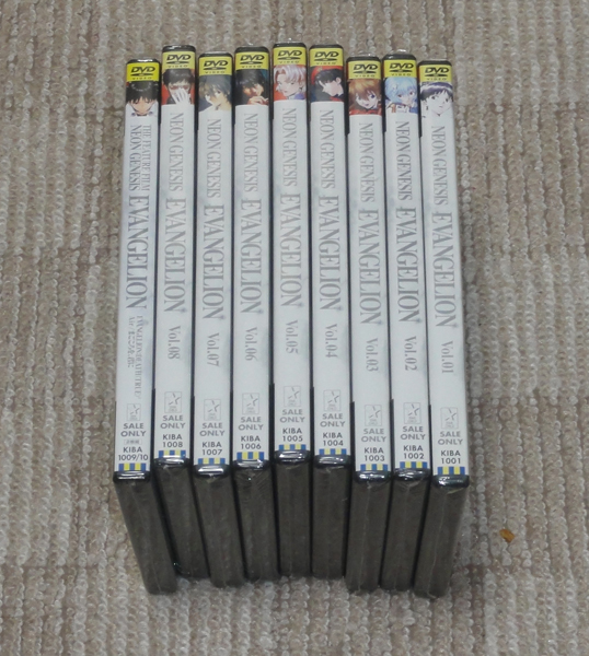 新品 DVD 新世紀エヴァンゲリオン 全8巻+劇場版セット拍卖