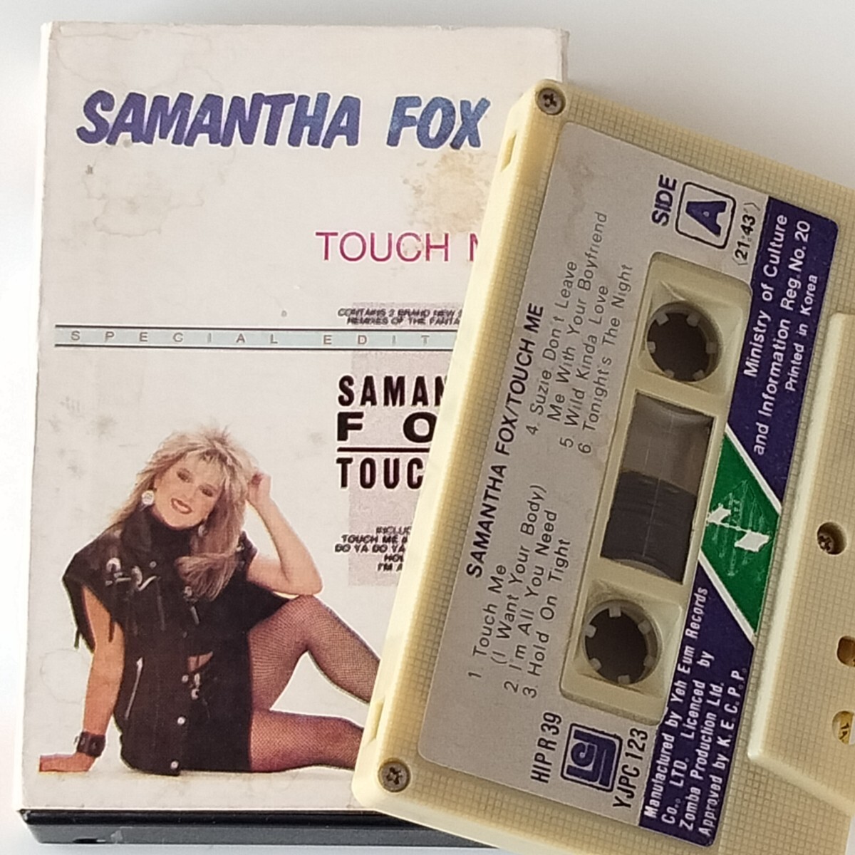 【韓国版/カセットテープ】SAMANTHA FOX/TOUCH ME(HIP R 39)サマンサ・フォックス/タッチ・ミー/KOREA CASSETTE/1986年拍卖