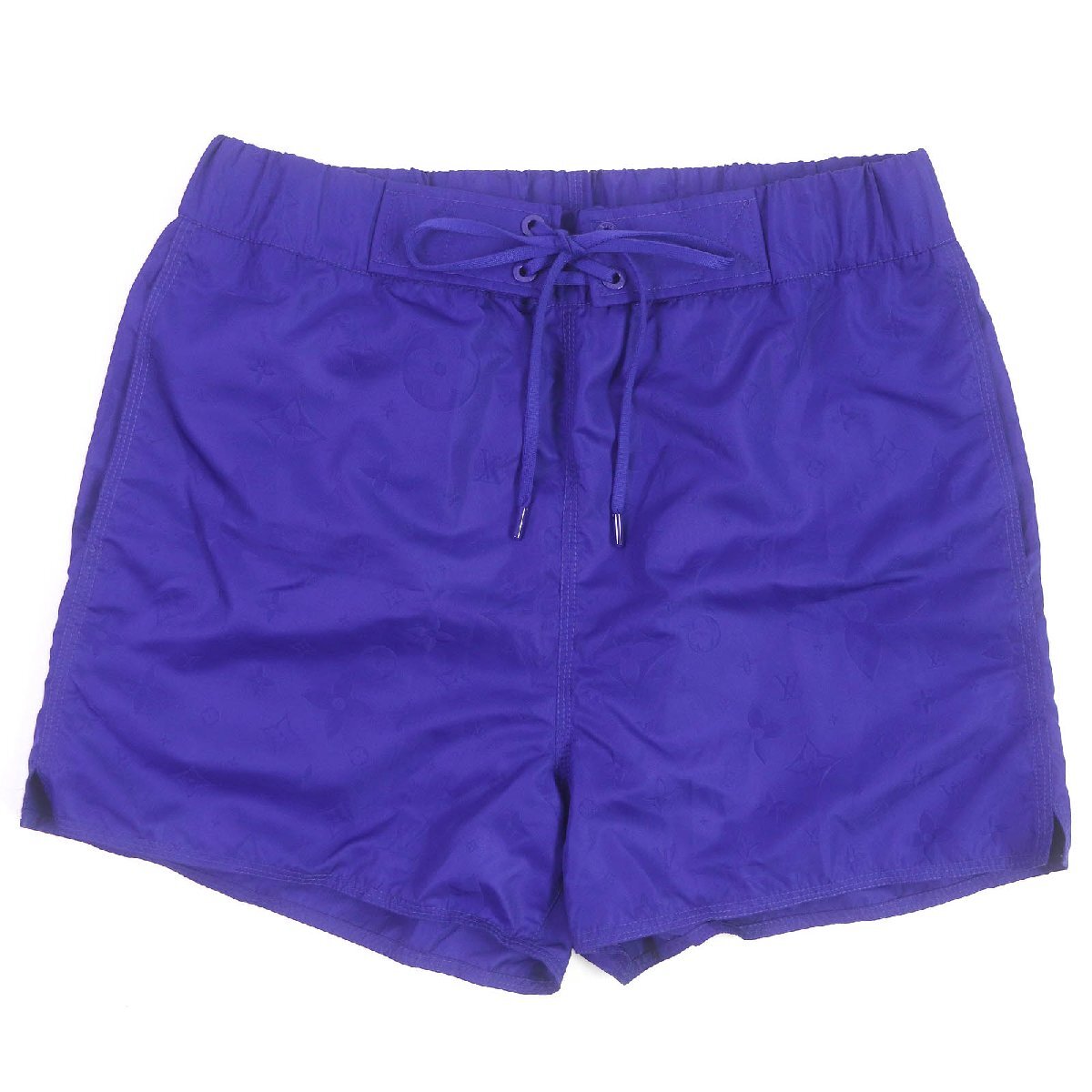 未使用品□ルイヴィトン 22AW 1A5D5U 3Dポケットモノグラムボードショーツ スイムパンツ ショートパンツ ネイビー M 伊製 正規品 メンズ拍卖