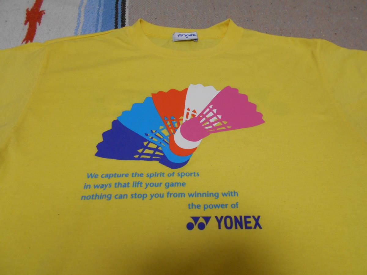 1980S YONEX ヨネックス BADMINTON バドミントン レインボー 虹色シャトル ビンテージ Tシャツ VINTAGE HAN JIAN YANG YANG HAN AIPING拍卖