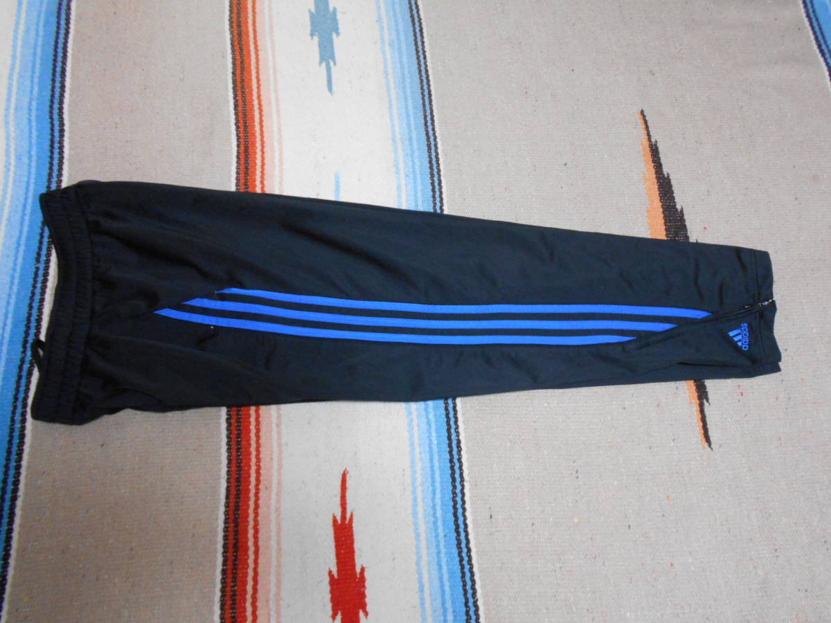 ADIDAS アディダス トラックパンツ ブラック ブルー ジャージ ブレイクダンス ボブマーリー ラスタ レゲエ IRIE OLDSCHOOL HIPHOP RUNDMC 拍卖