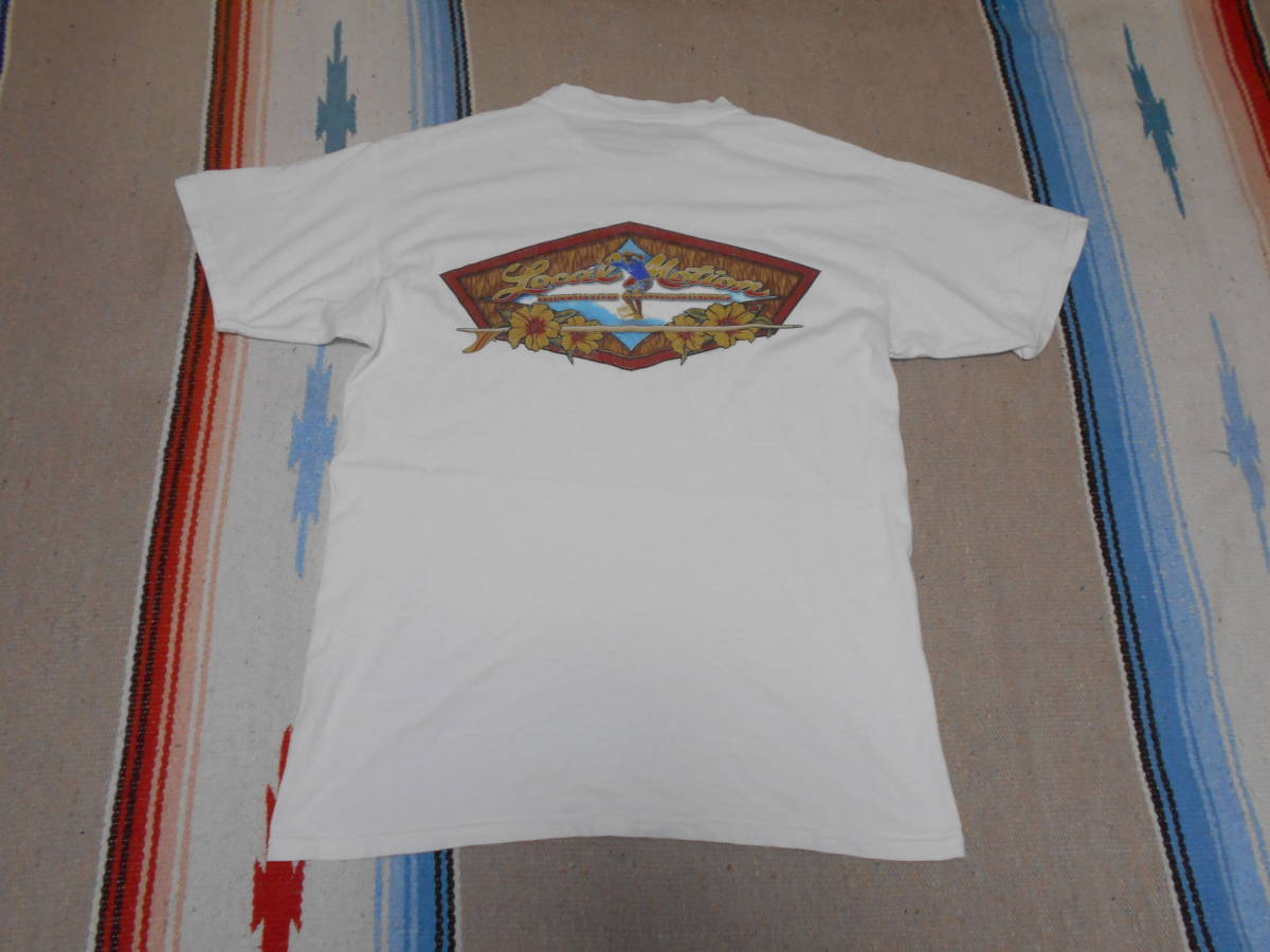 1990S LOCAL MOTION ローカルモーション オールドサーフ サーフィン ロングボード シングルフィン ハイビスカス SURFIN’ SKATEBOARD拍卖