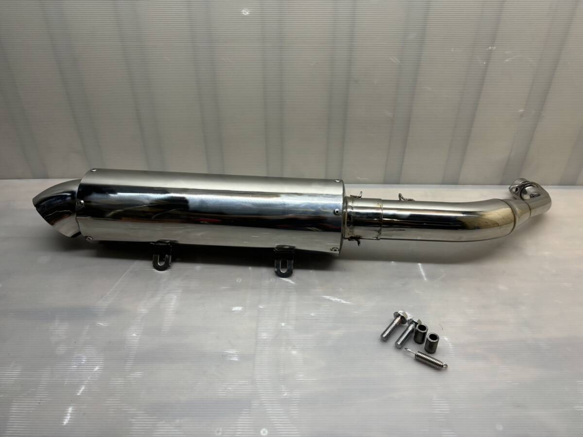【0管C1】ヤマハ・マジェスティC・SG03J・社外マフラー・砲弾型ステンレス【2】拍卖