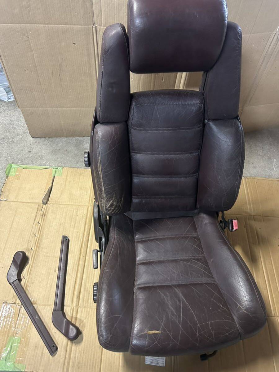 ★希少 当時物 10系? 11系? ソアラ 運転席側 本革? シート 1個 トヨタ ジャンク拍卖