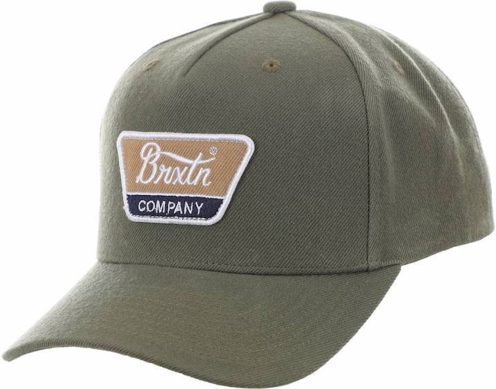 Brixton Linwood C Mp Snapback Hat Cap Military Olive キャップ 拍卖