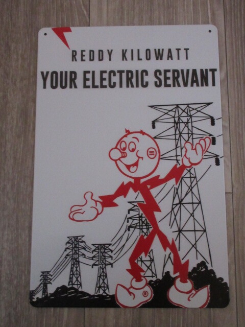 レディキロワット メタルサイン ブリキ看板2070拍卖