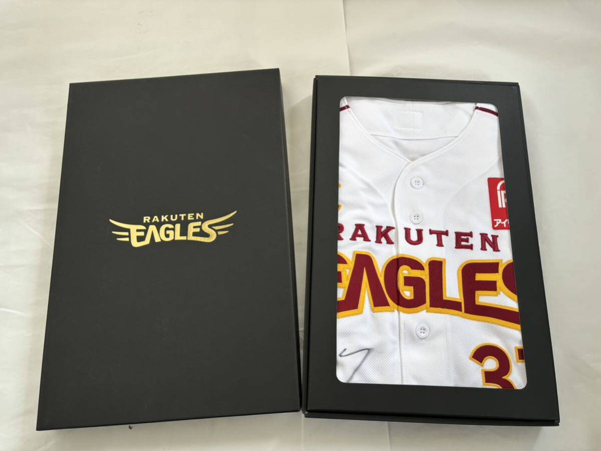 ☆3757☆直筆サイン入り☆楽天イーグルス 37番 嶋 基宏 実使用 ユニフォーム /野球/プロ野球拍卖