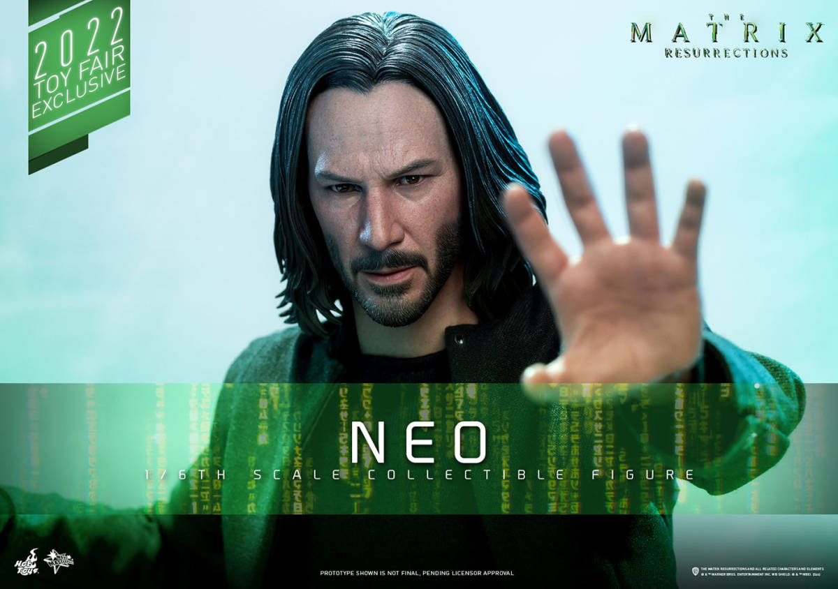 ホットトイズ 1/6 マトリックス レザレクションズ ネオ 未開封新品 MMS657 The Matrix Resurrections Neo HotToys拍卖