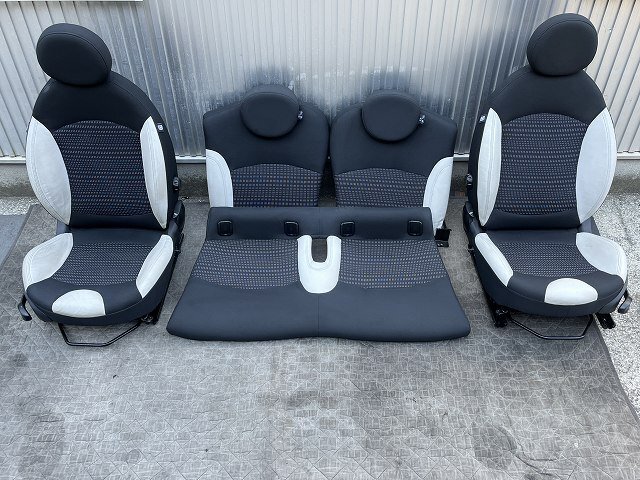 BMW MINI Cooper 50 CAMDEN R56 2010年 MF16 シートセット 一台分 (在庫No:519177) (7569) #拍卖