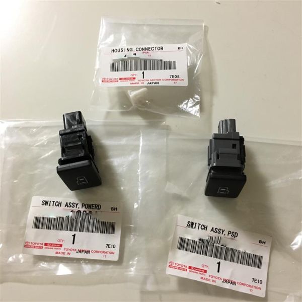 【未使用 トヨタ 純正流用】アルファード ヴェルファイア 20系 30系 パワースライドドアスイッチ 左右セット 左側コネクタ付き拍卖