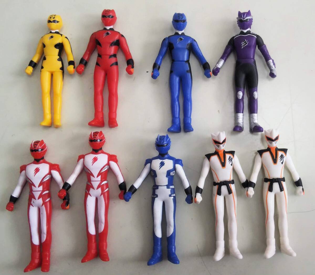 獣拳戦隊 ゲキレンジャー ミニ ソフビ フィギュア 戦隊ヒーロー拍卖