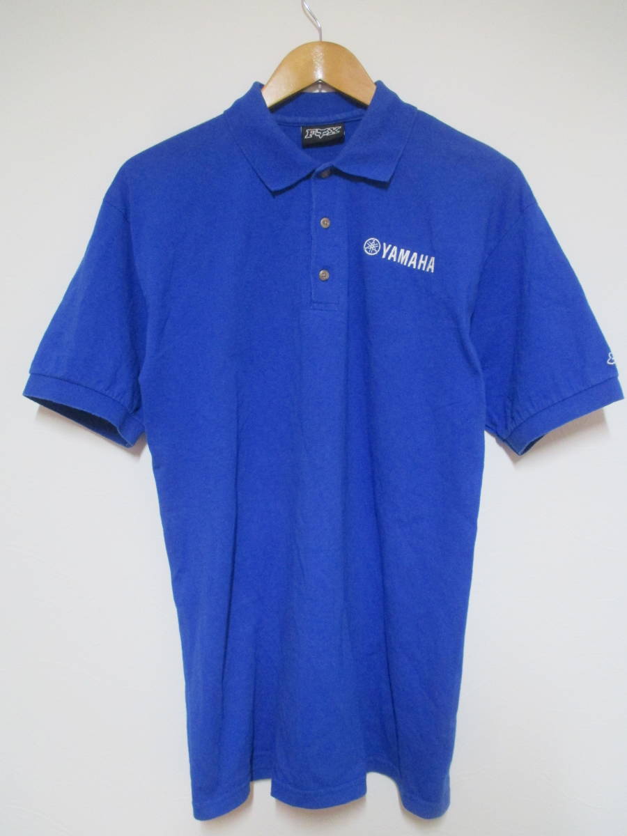 FOX×YAMAHA フォックス×ヤマハ 刺繍ロゴ ポロシャツ拍卖