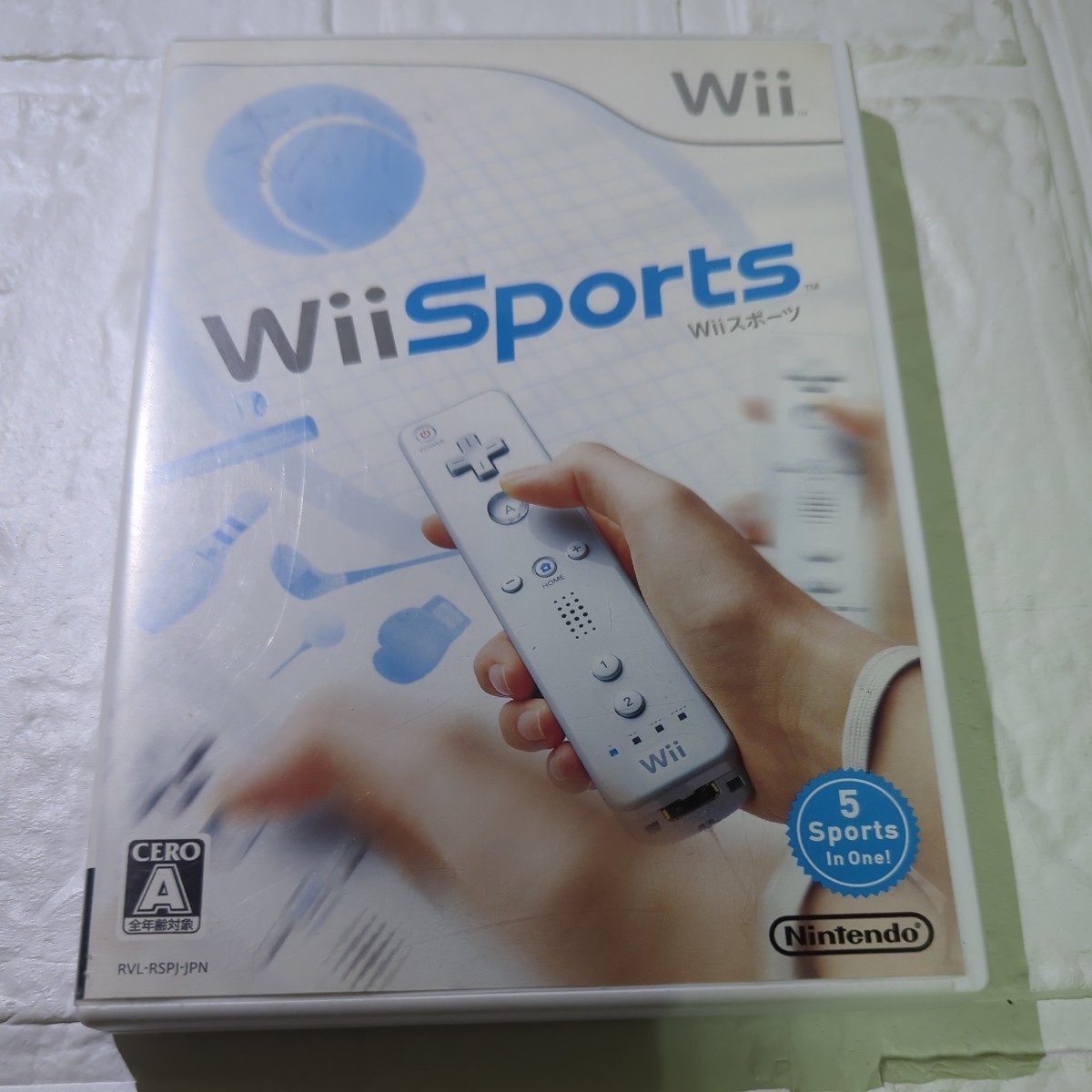 空箱として販売ディスクはオマケ取扱説明書なし【Wii】 Wii Sports 拍卖