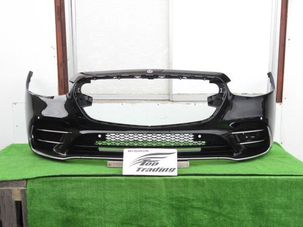 L3761vc ベンツ純正 Sクラス W223/V223 AMG フロントバンパー スポイラー&グリル付き (A2238805801)オブシディアンブラック / 197拍卖