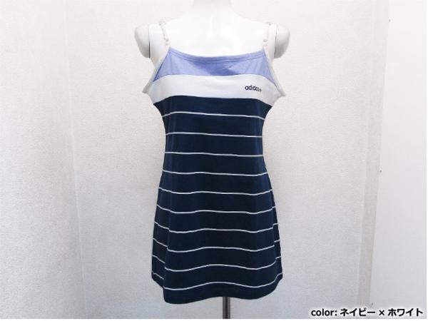 adidas キャミソールワンピースTシャツ 紺ネイビー レディース サイズXS / USアディダスTee女性テニス拍卖