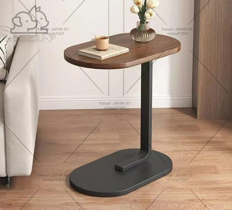 サイドテーブル ベッドサイドテーブル ソファーテーブル ナイトテーブル 楕円型 木目調 北欧 おしゃれ テーブル ソファー サイドデスク拍卖