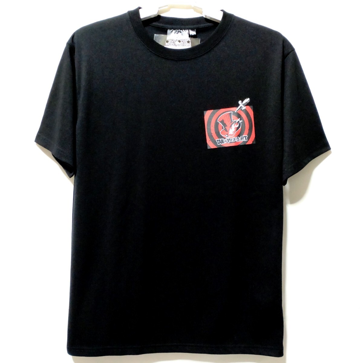 特価/未使用【サイズ=M】PERSONA5 THE ROYAL/ペルソナ5 ザ ロイヤル/メンズ/半袖/Tシャツ/胸囲=88~96cm/black拍卖
