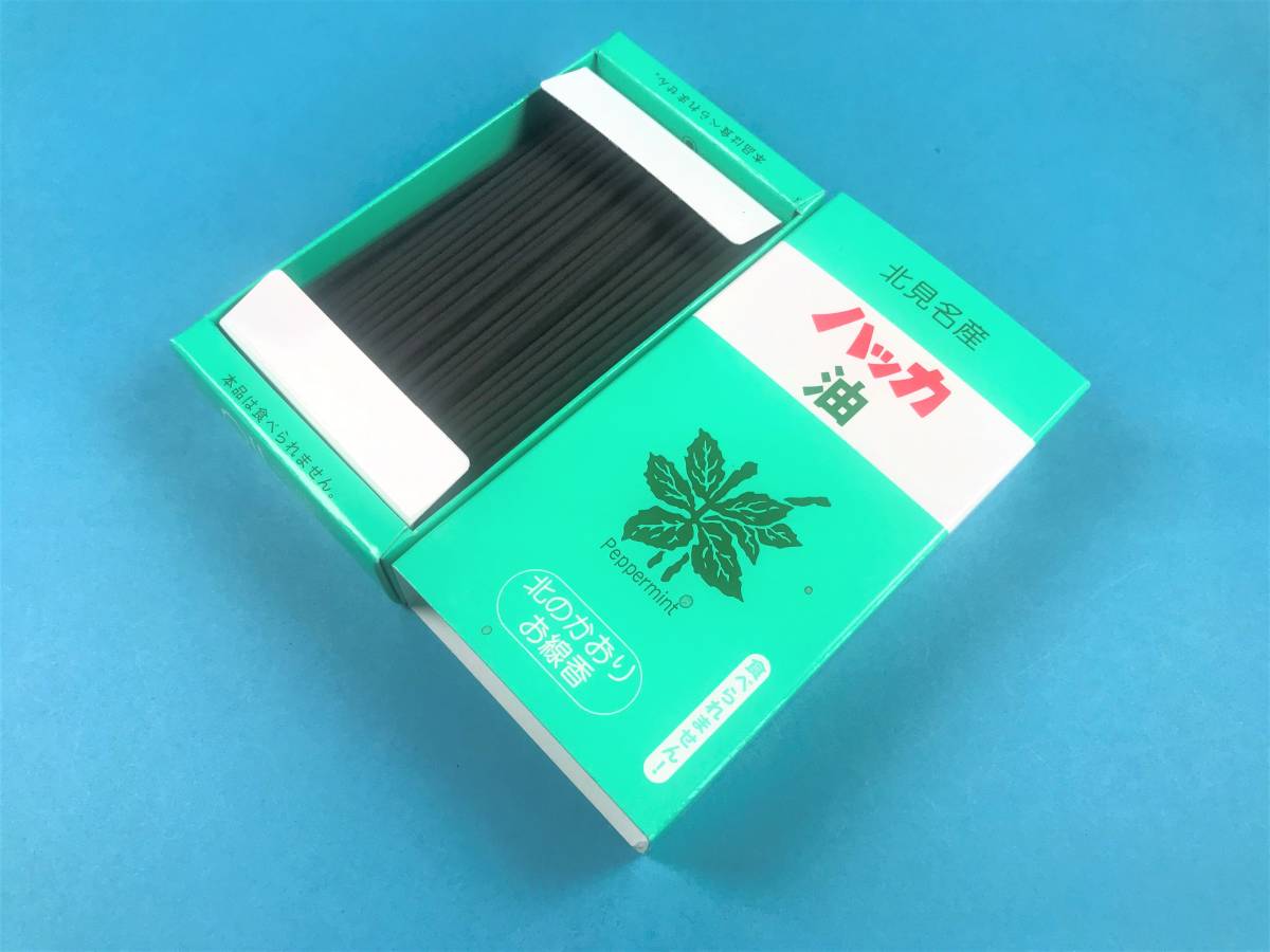 《煙の出具合》少煙タイプ 線香 カメヤマコラボ カメヤマ 北のかおりハッカ油 ミニ寸線香拍卖