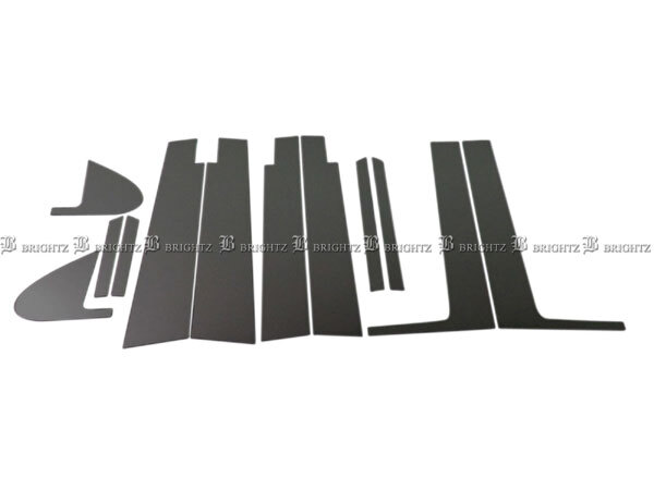 フリードハイブリッド GP3 超鏡面 ステンレス ブラック メッキ ピラー パネル バイザー有用 12PC カバー PIL-BLA-309拍卖