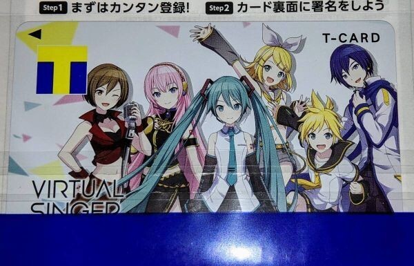 匿名配送 Vポイントカード バーチャルシンガー 初音ミク 新品 未登録 Tカード拍卖