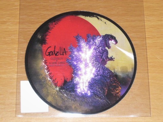 ◆ゴジラ ステッカー◆シンゴジラ リアル 丸形◆B SIDE LABEL◆拍卖