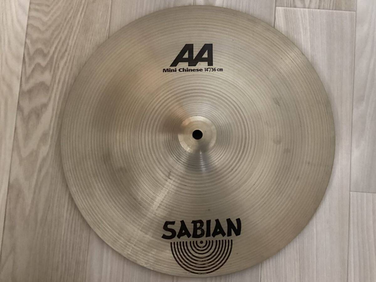 (超美品・超希少 重宝の一枚 数々のTV収録時やレコーディングで使用 ) セイビアン SABIAN Chinese 14 チャイナ拍卖