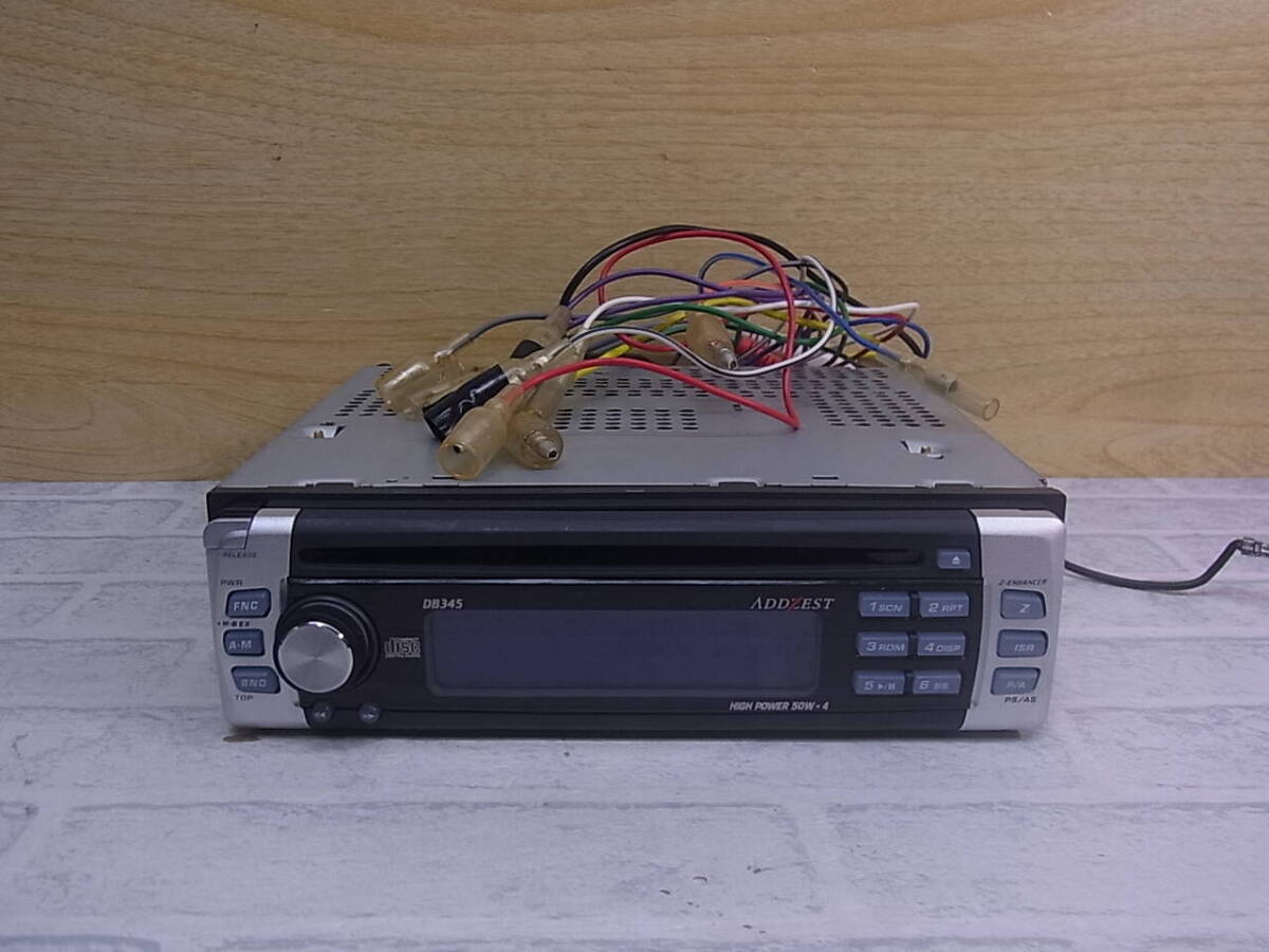 ◎M/363●アゼスト ADDZEST☆CDプレーヤーデッキ☆カーオーディオ☆DB345☆ジャンク拍卖