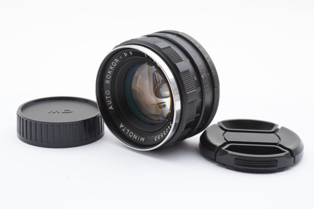 Minolta AUTO ROKKOR-PF 55mm F1.8 SO204拍卖