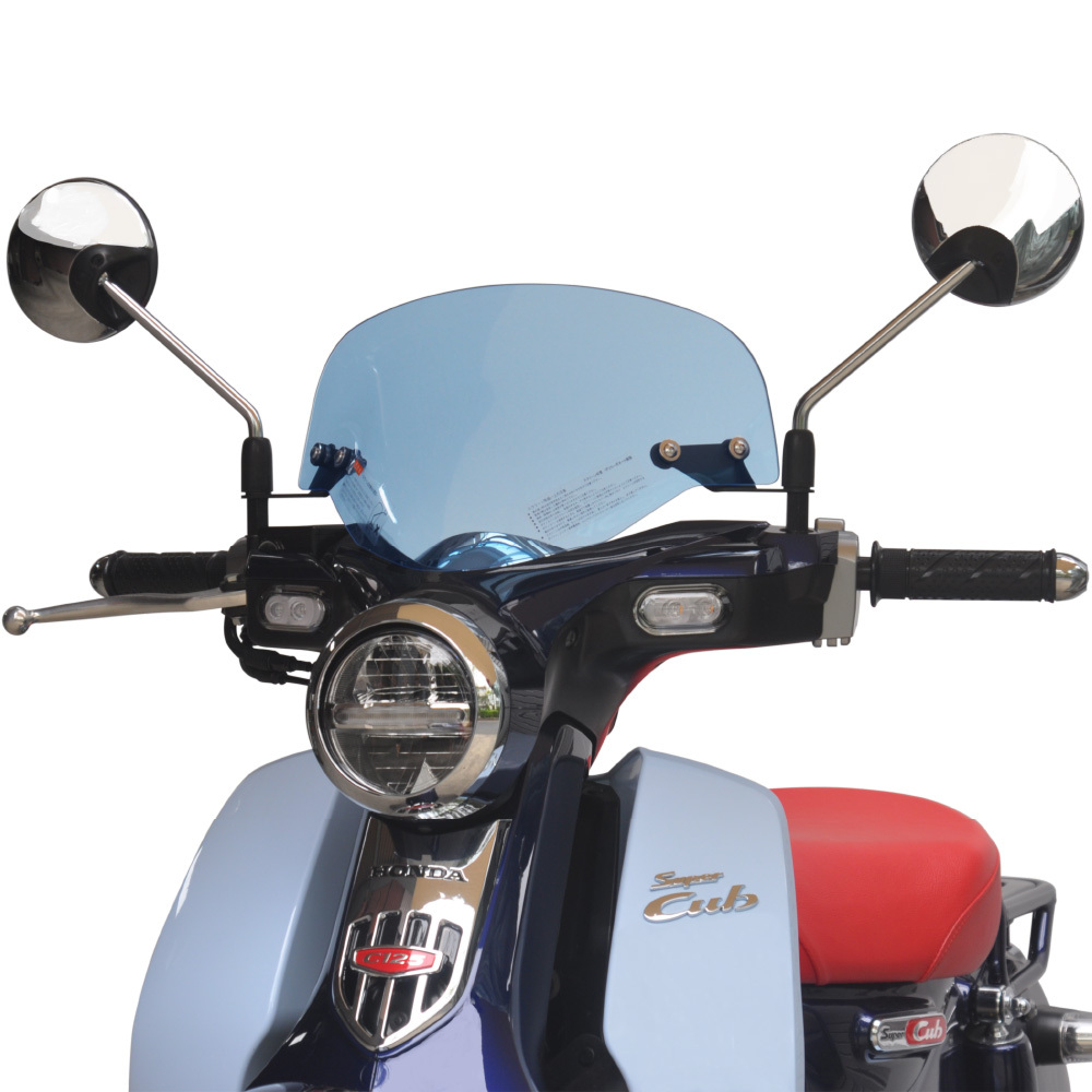 ホンダ スーパーカブ JA48 JA58 JA71専用 アウトスタンディング メーターバイザー MV-JA48-B クリアブルー拍卖