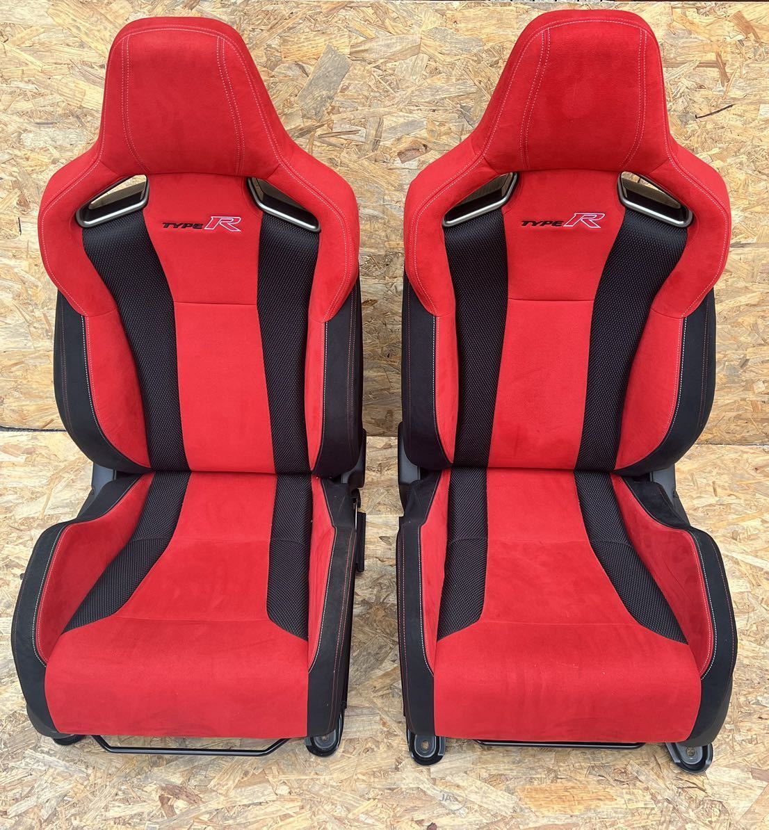 【希少!】FK8 シビック タイプR 純正 シート 左右セット 運転席 助手席 CIVIC TYPE R HONDA セミバケット シート セミバケ拍卖